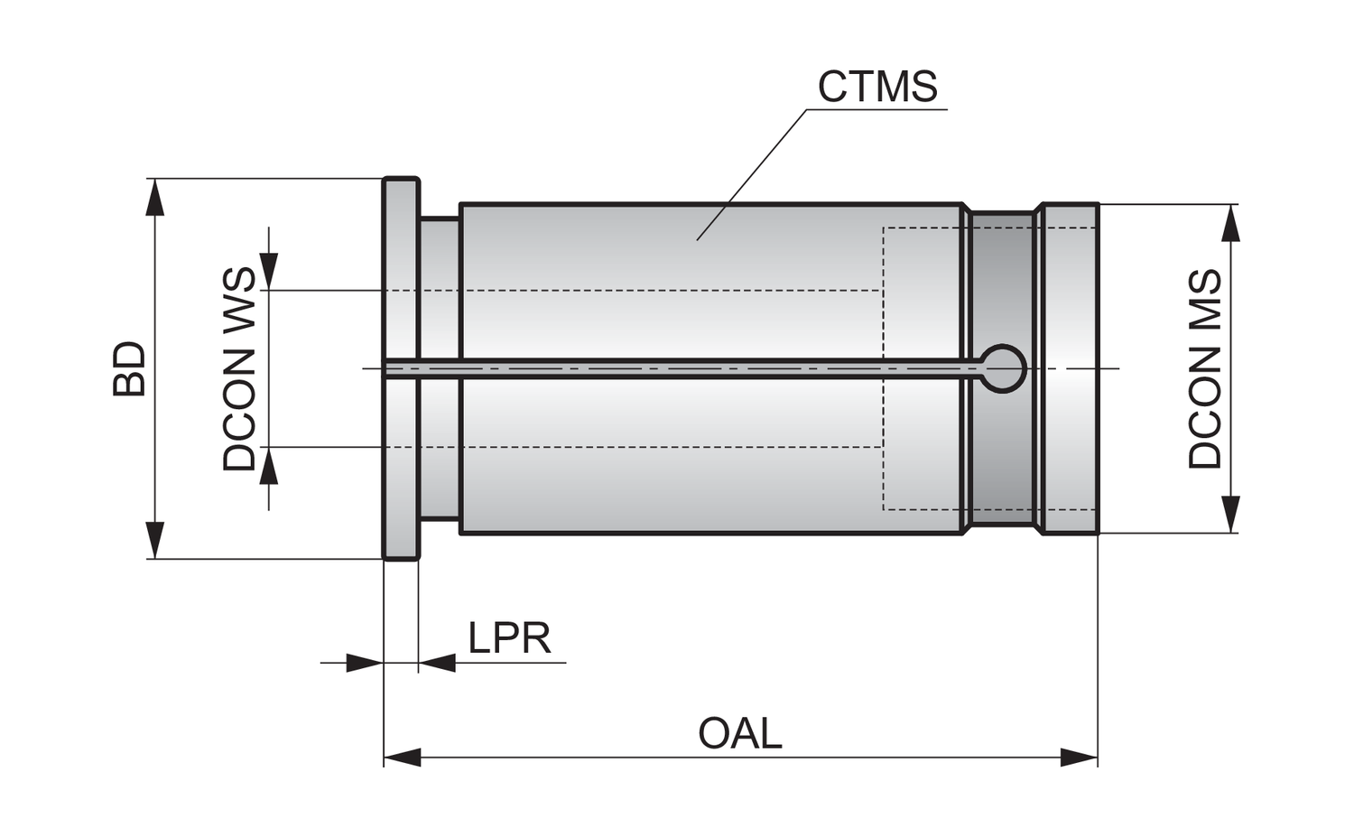 Pramet HC20.C.030 7229342 HC Collets For Hydraulic Chuck - MROSupply.com